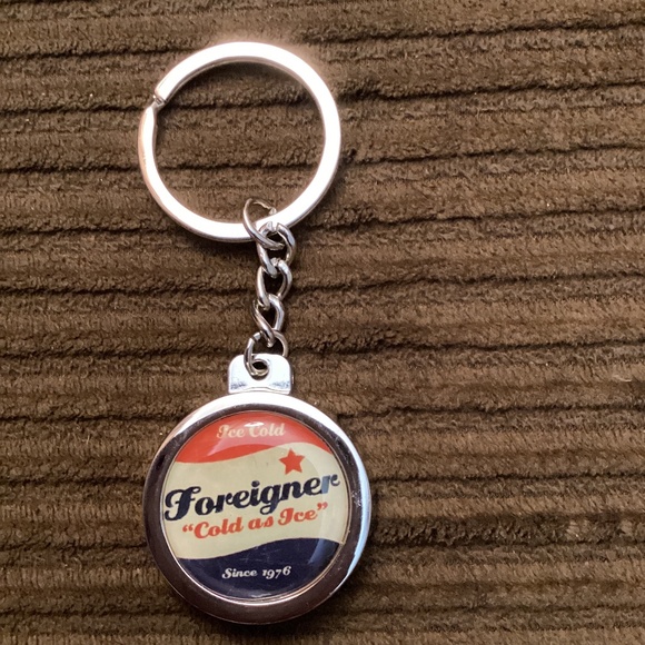 Foreigner The Band keychain bottle opener COLD AS ICE - Picture 1 of 4